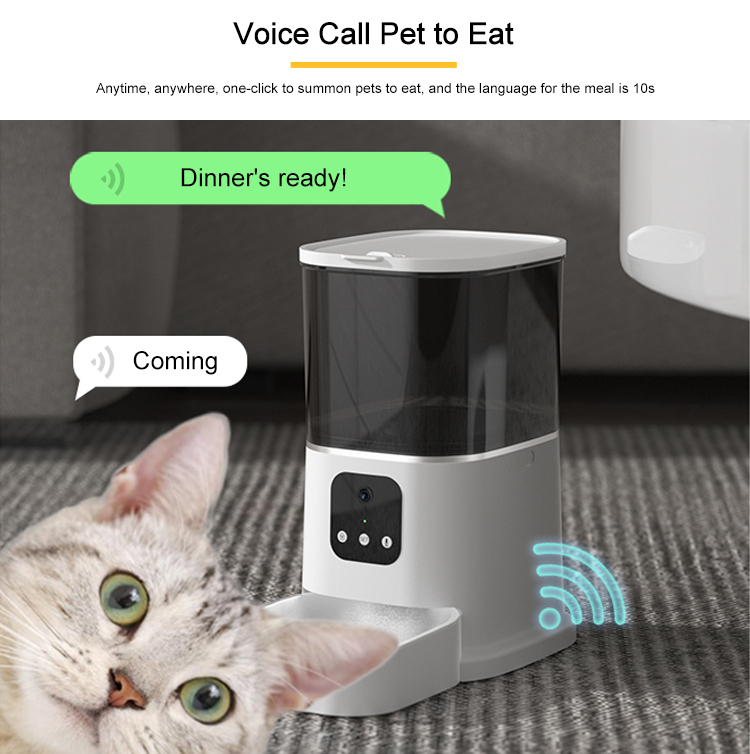 Alimentador Automático Inteligente para Mascotas con Cámara y Control por App - Imagen 4