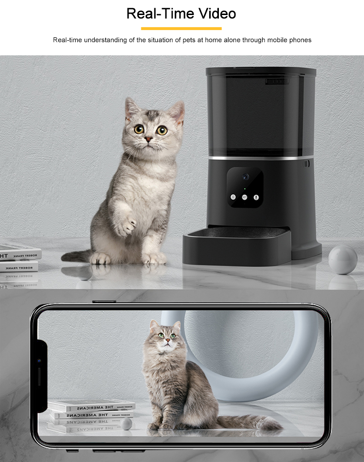 Alimentador Automático Inteligente para Mascotas con Cámara y Control por App - Imagen 5