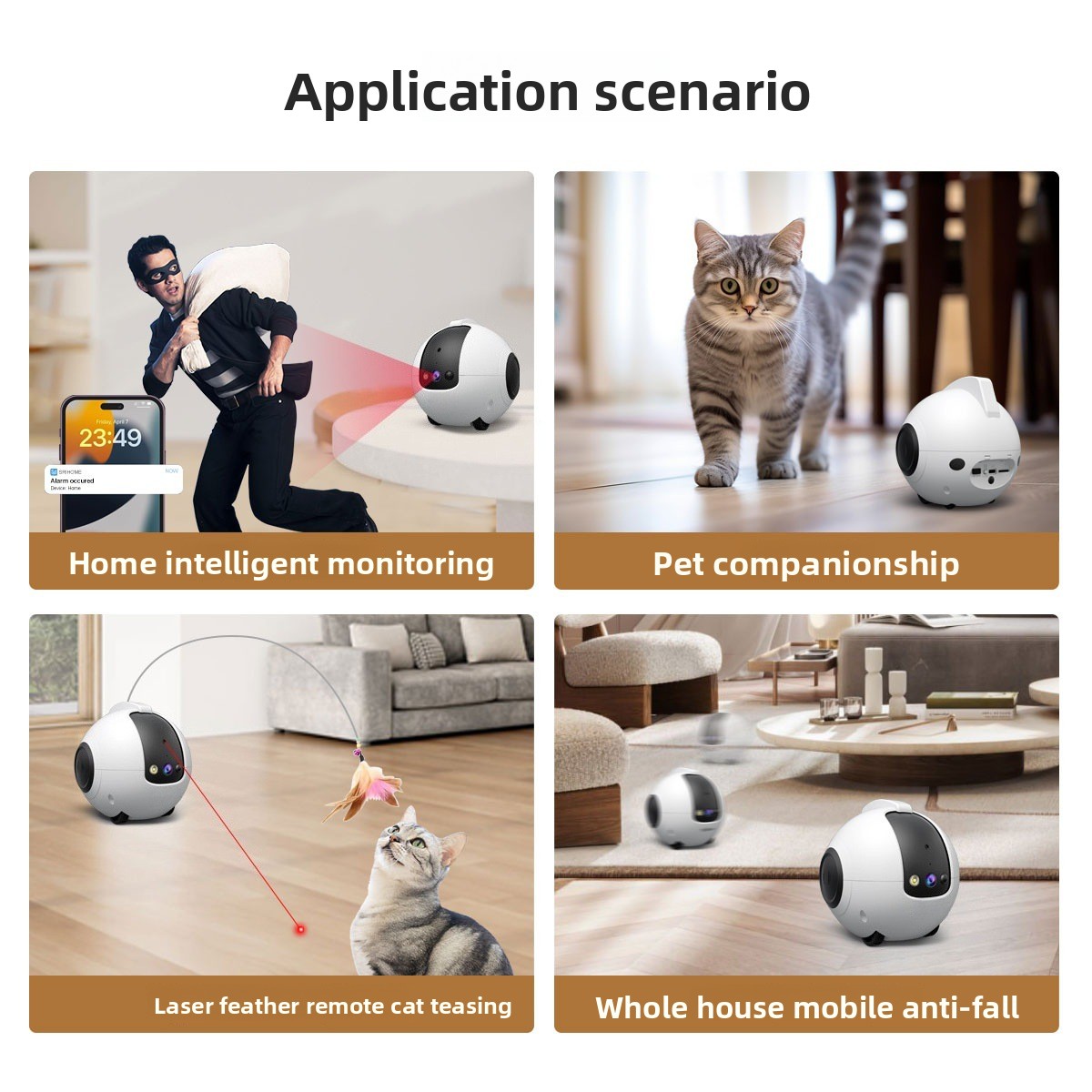 Robot Cámara de Monitoreo para Mascotas 4MP HD - Imagen 2