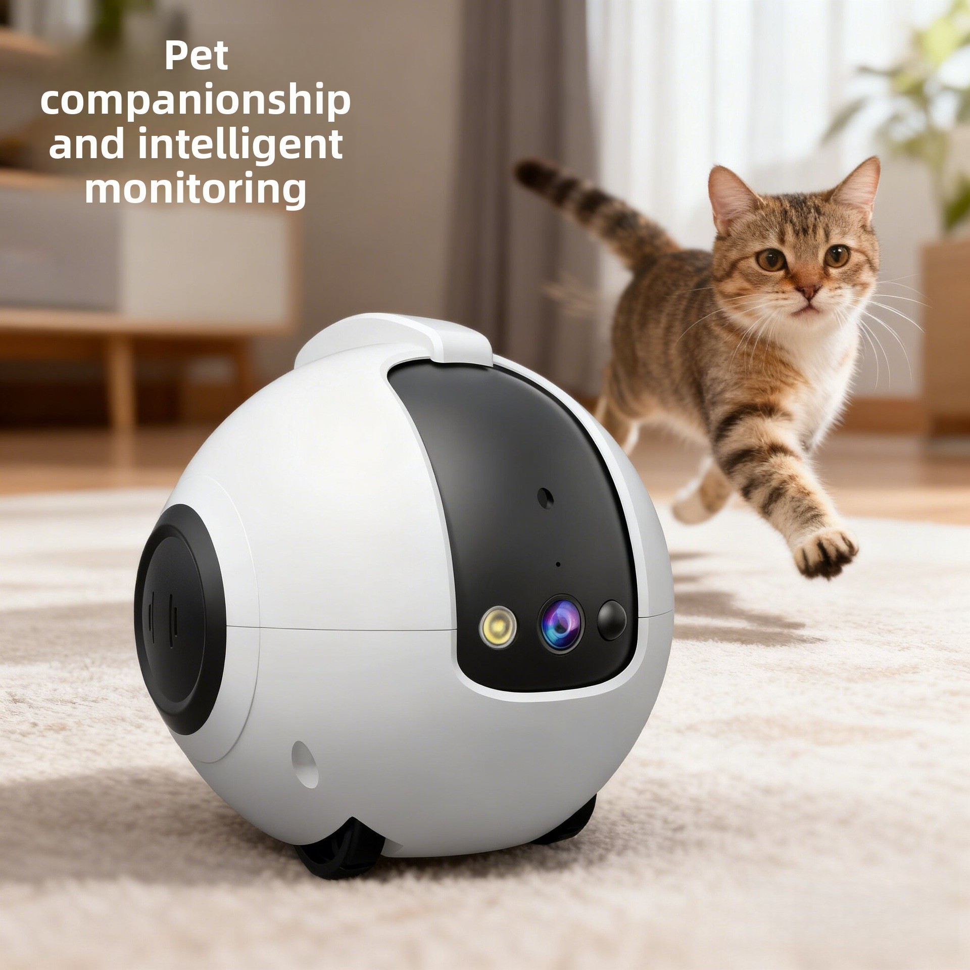 Robot Cámara de Monitoreo para Mascotas 4MP HD - Imagen 5